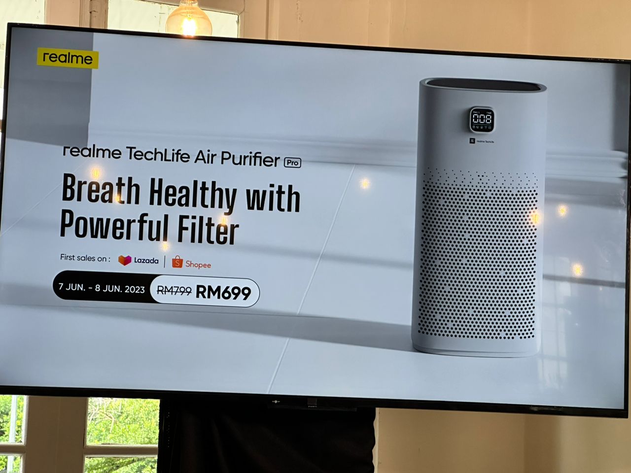 realme TechLife空气净化器Pro和realme智能4K电视（50英寸）在大马发布 1
