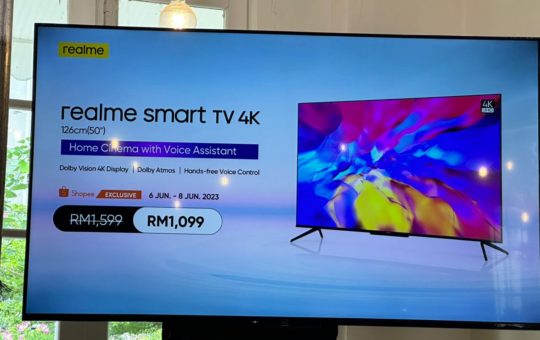 realme TechLife空气净化器Pro和realme智能4K电视（50英寸）在大马发布