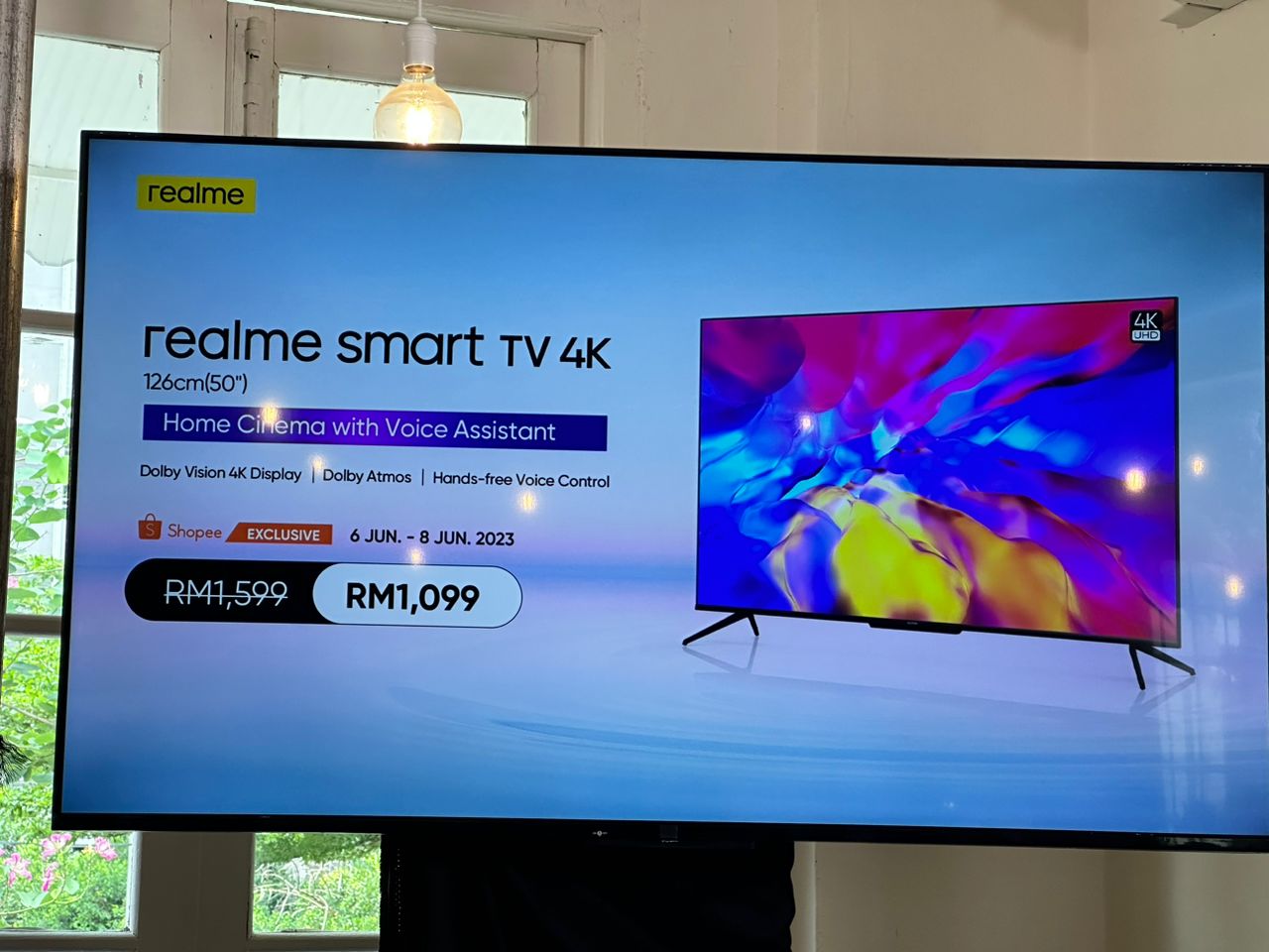 realme TechLife空气净化器Pro和realme智能4K电视（50英寸）在大马发布 2