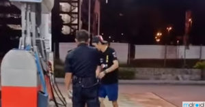 送餐员阻新国车添油被打后账号被关