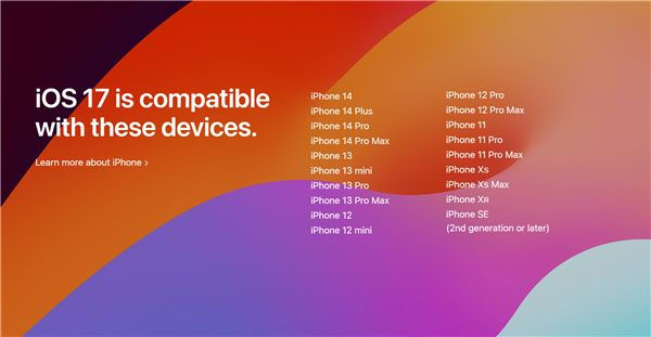 iOS 17可升级设备公布：iPhone X、iPhone 8拜拜！ 3