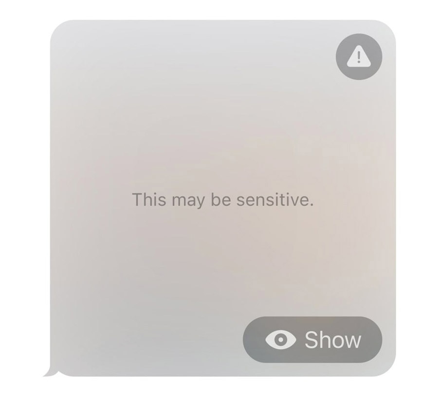 iOS 17支持自动屏蔽敏感内容