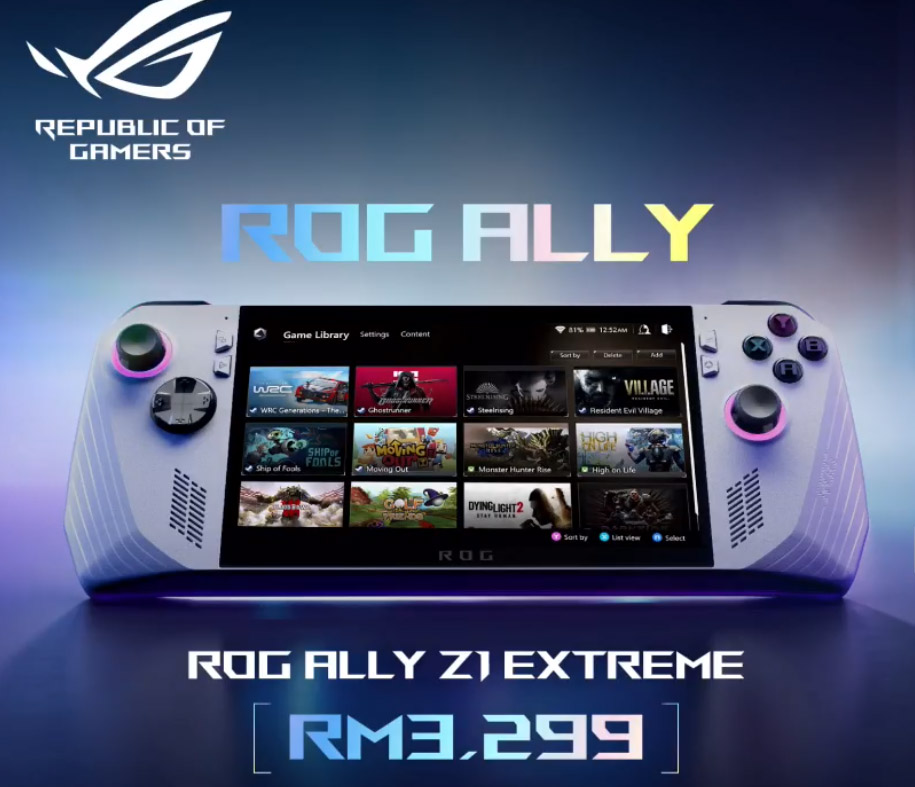 大马ASUS ROG Ally掌机发布：售价RM3299！ 2