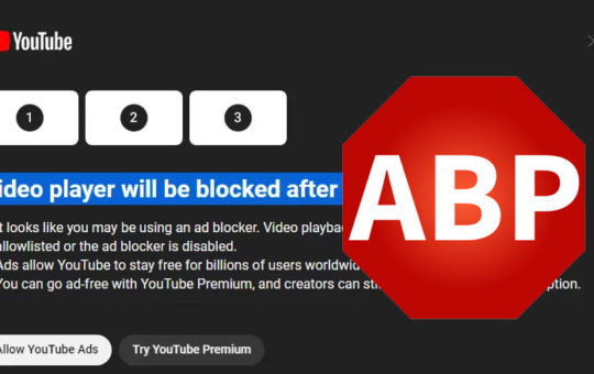 YouTube测试禁止PC用户使用Ad Blocker