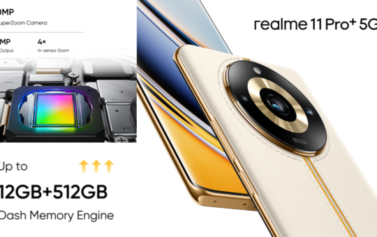 大马版realme 11 Pro+拥有12+512GB超大内存！