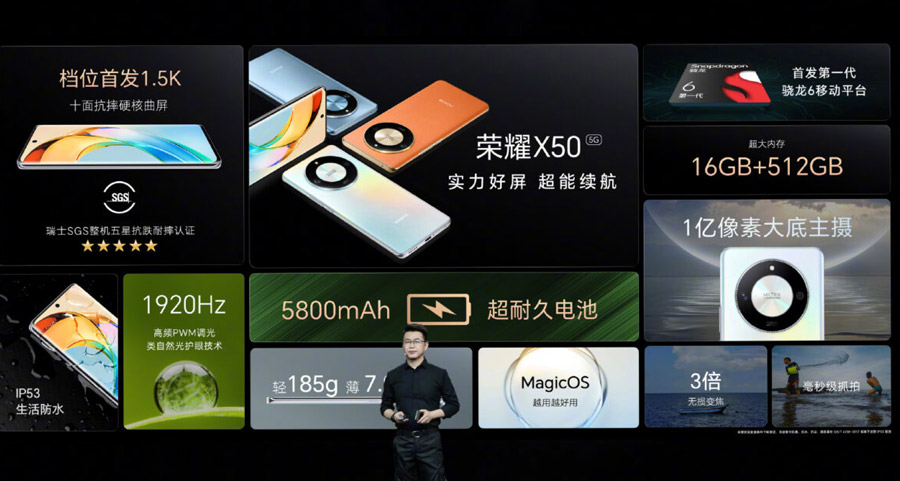 HONOR X50中国发布：售约RM900起！ 1
