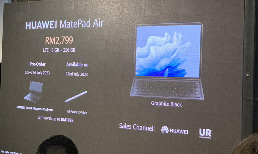 大马华为MatePad Air，MatePad 11.5发布：售RM1499起！ 2