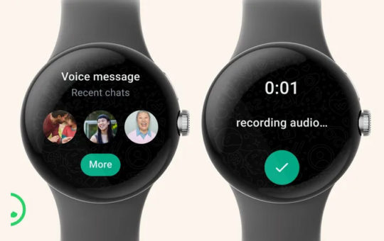 WhatsApp推出WearOS App