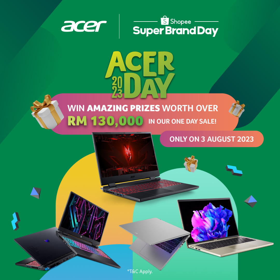 Acer Day 2023 开跑，总值超过RM600,000奖品等你来赢取！ 8