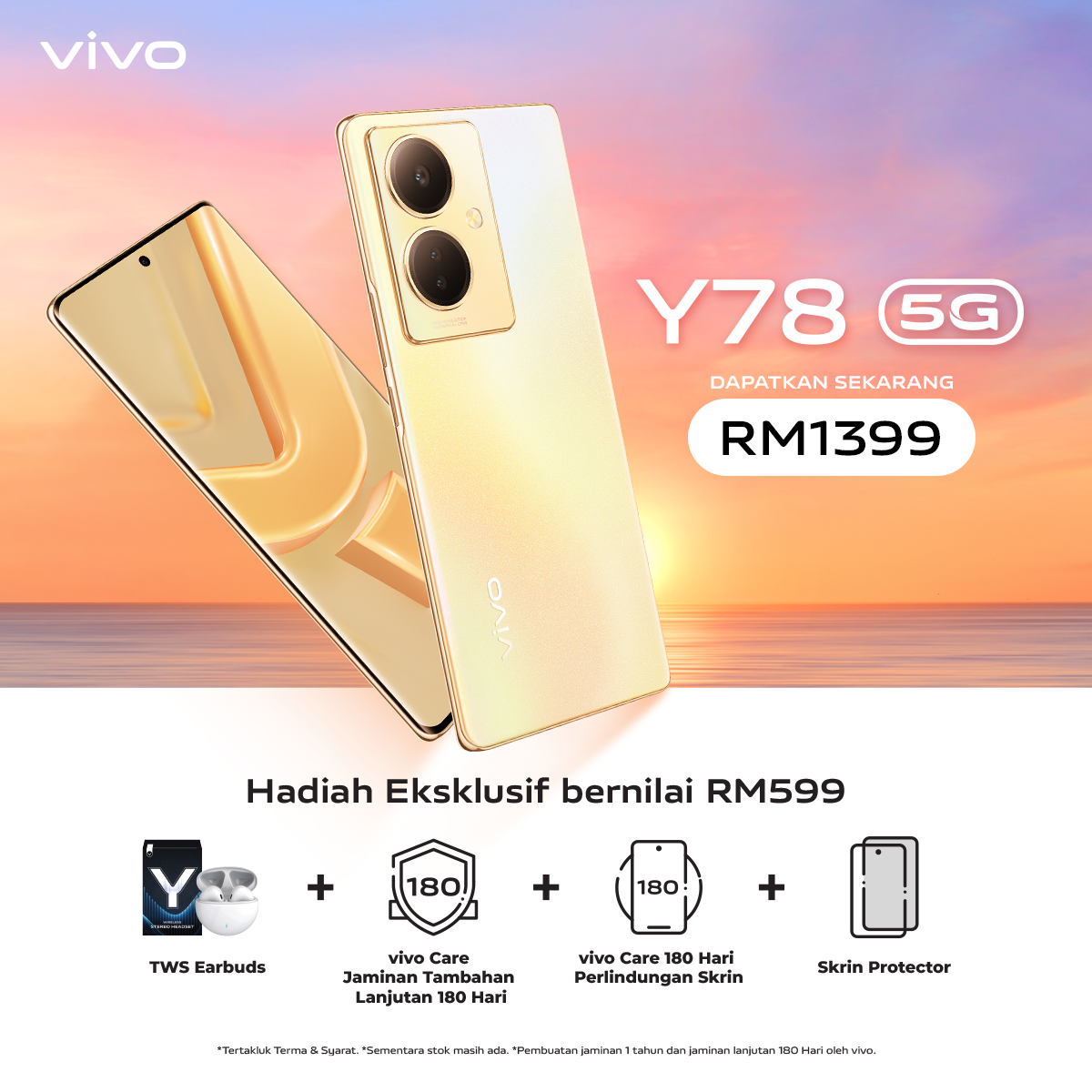 vivo Y78 5G 平价内卷之王：OLED双曲面屏+64MP OIS，竟然不到RM1500？ 40