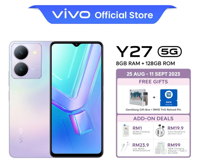 大马vivo Y27 5G发布：售价RM899！ 5