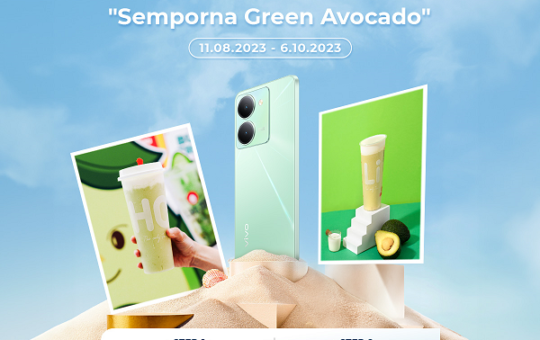 vivo Malaysia x LiHO TEA 推出Semporna Green Avocado新饮料