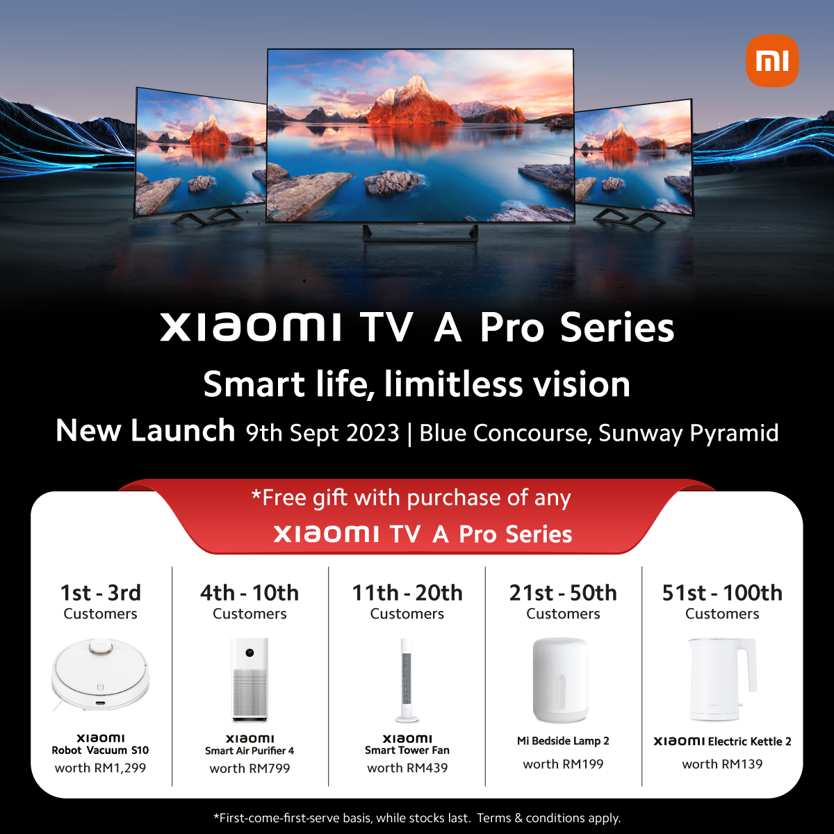 全新小米电视A/A Pro系列上市，早鸟优惠RM899起 35