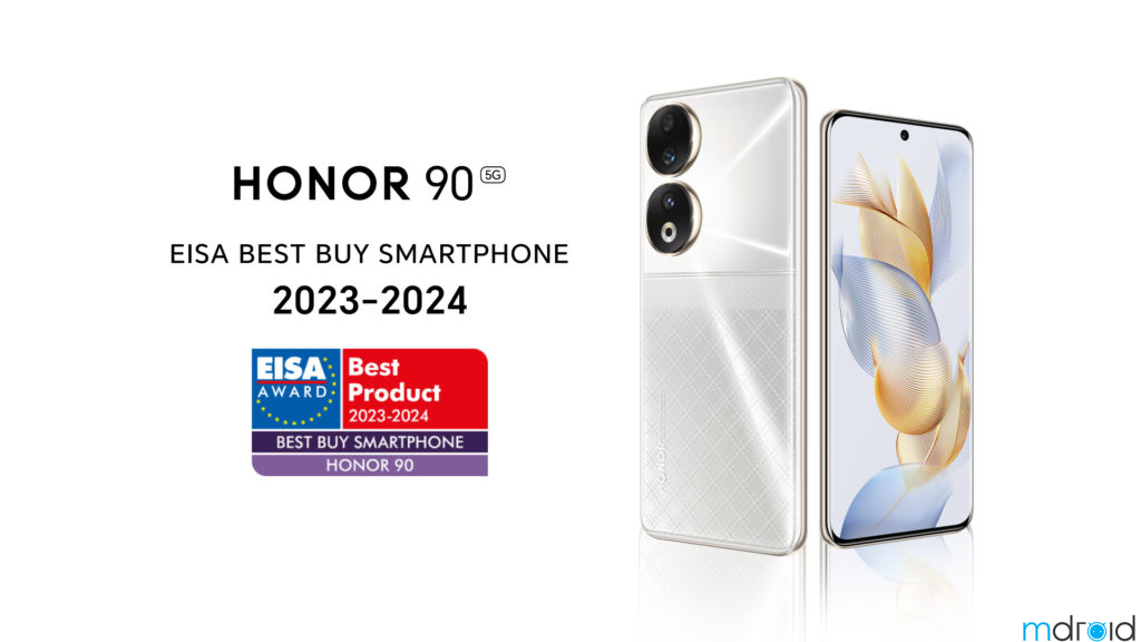 HONOR 90荣膺EISA 2023-2024年度最佳购买智能手机殊荣