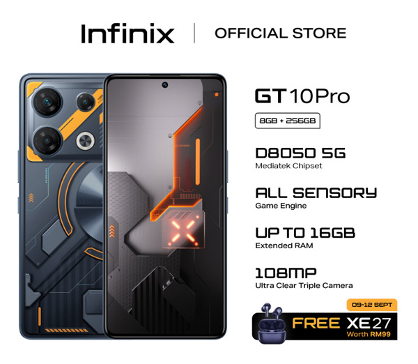 大马Infinix GT 10 Pro发布：售价RM999！ 1