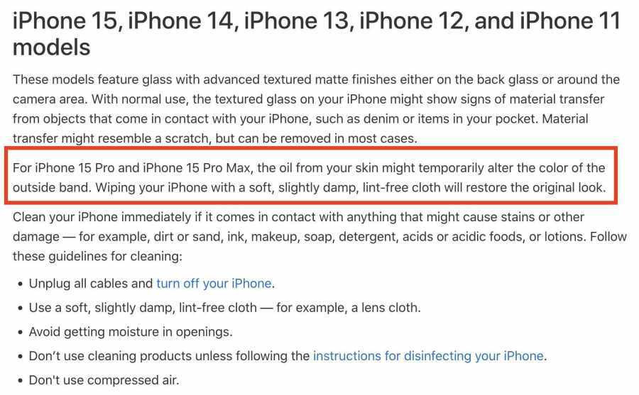 iPhone 15 Pro钛金属会变色，官方：擦擦就没事！ 2