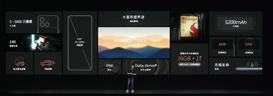 蔚来首款手机NIO Phone发布
