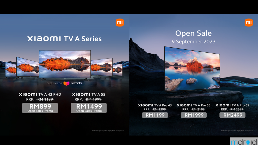 全新小米电视A/A Pro系列上市，早鸟优惠RM899起 9