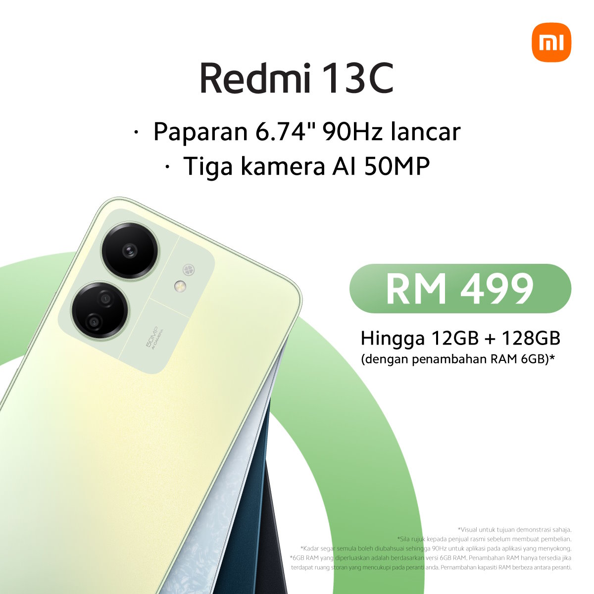 大马Redmi 13C上市售价RM499 3