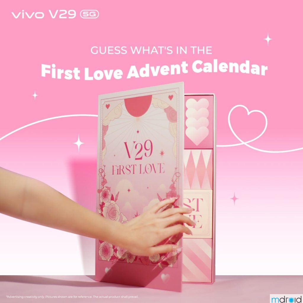 购买vivo V29 5G 粉色初恋将获赠限量版日历
