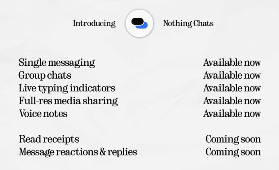 Nothing Chats发布：首个支持iMessage安卓手机厂商！ 1