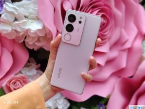 vivo V29 粉色初恋真机图赏