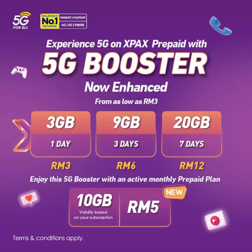 CelcomDigi新预付配套：20GB流量+无限通话只需RM25起！ 2