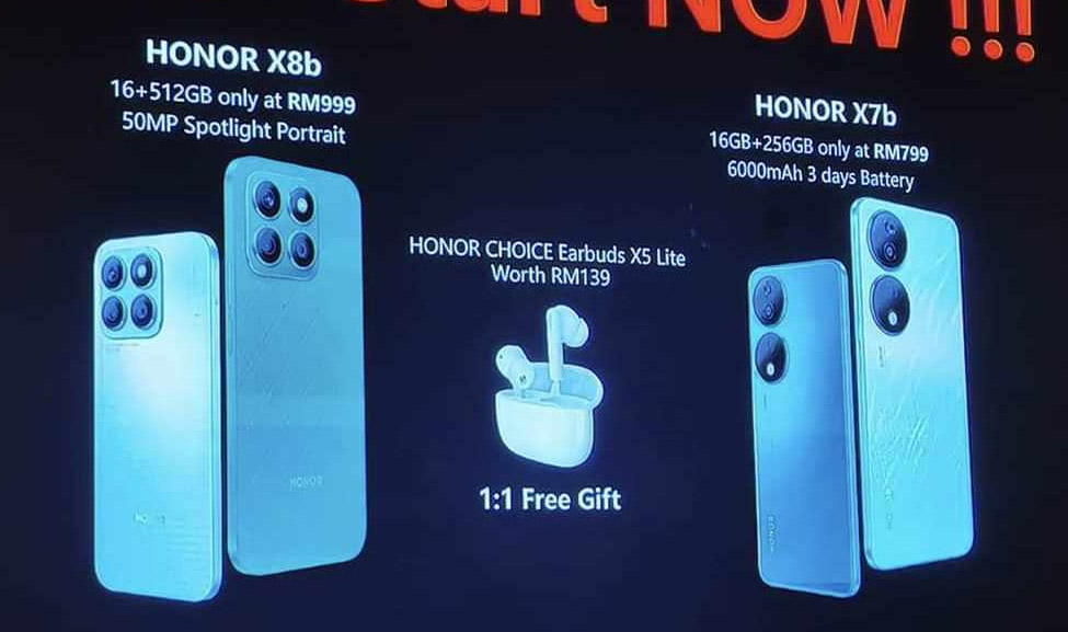 网传大马HONOR X7b，X8b即将发布：售价RM799起！ 1
