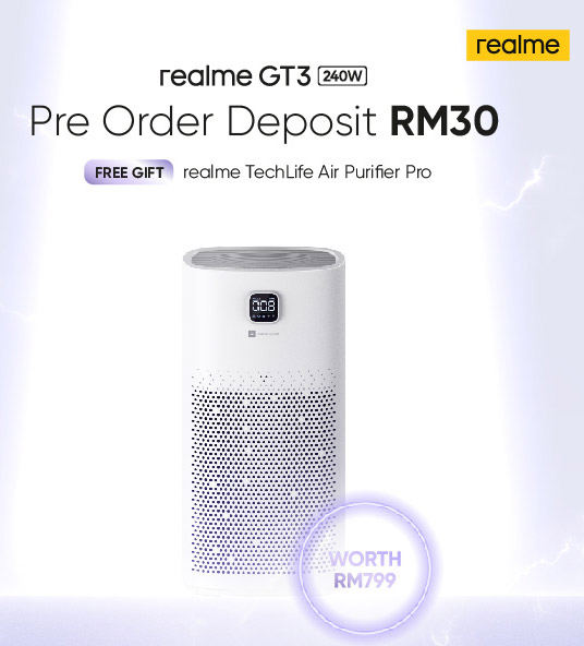 realme GT3开启预售：送价值高达RM928赠品！ 1