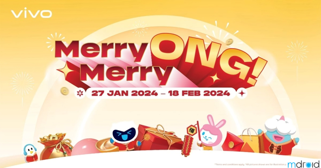 vivo Merry Merry Ong促销活动：送出总值RM84000奖品