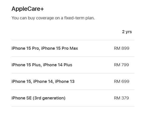 AppleCare+登陆大马：订阅价RM149起！ 1