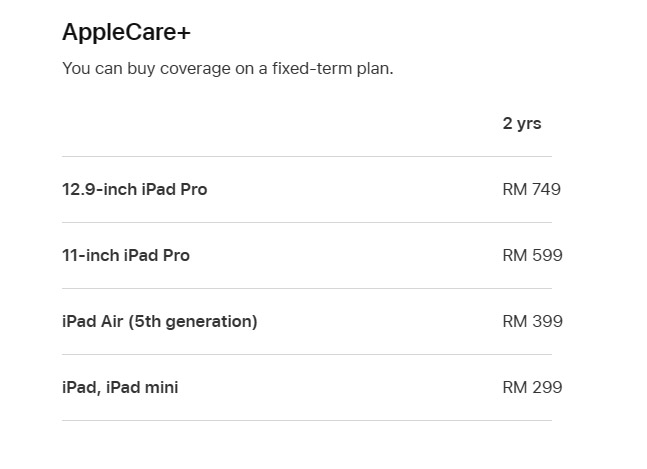 AppleCare+登陆大马：订阅价RM149起！ 2