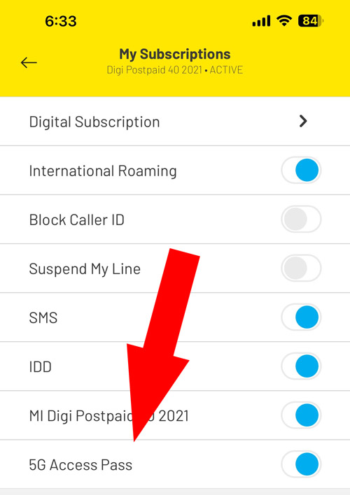 Digi Postpaid 40/60用户可免费使用5G网络了！ 1