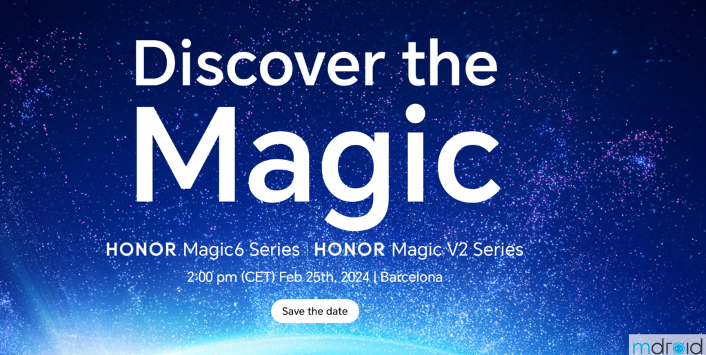 HONOR官宣在MWC 2024发布Magic6，Magic V2 RSR双旗舰