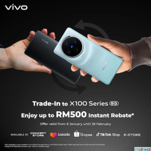 vivo推以旧换新计划：买X100系列可获高达RM500折扣！