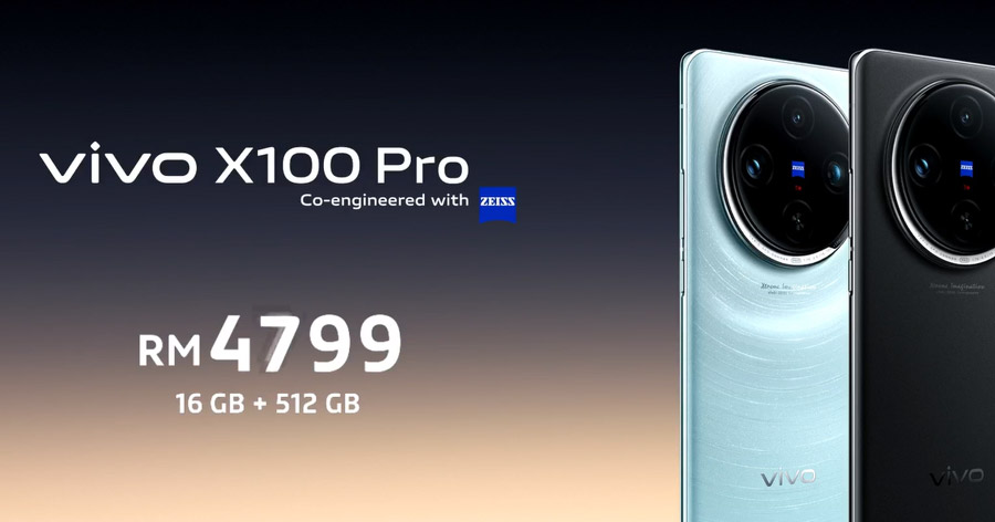 大马vivo X100系列发布：首发天玑9300，售价RM3499起！ 2