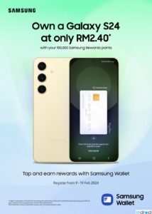 可低至RM2.40拥有Galaxy S24系列