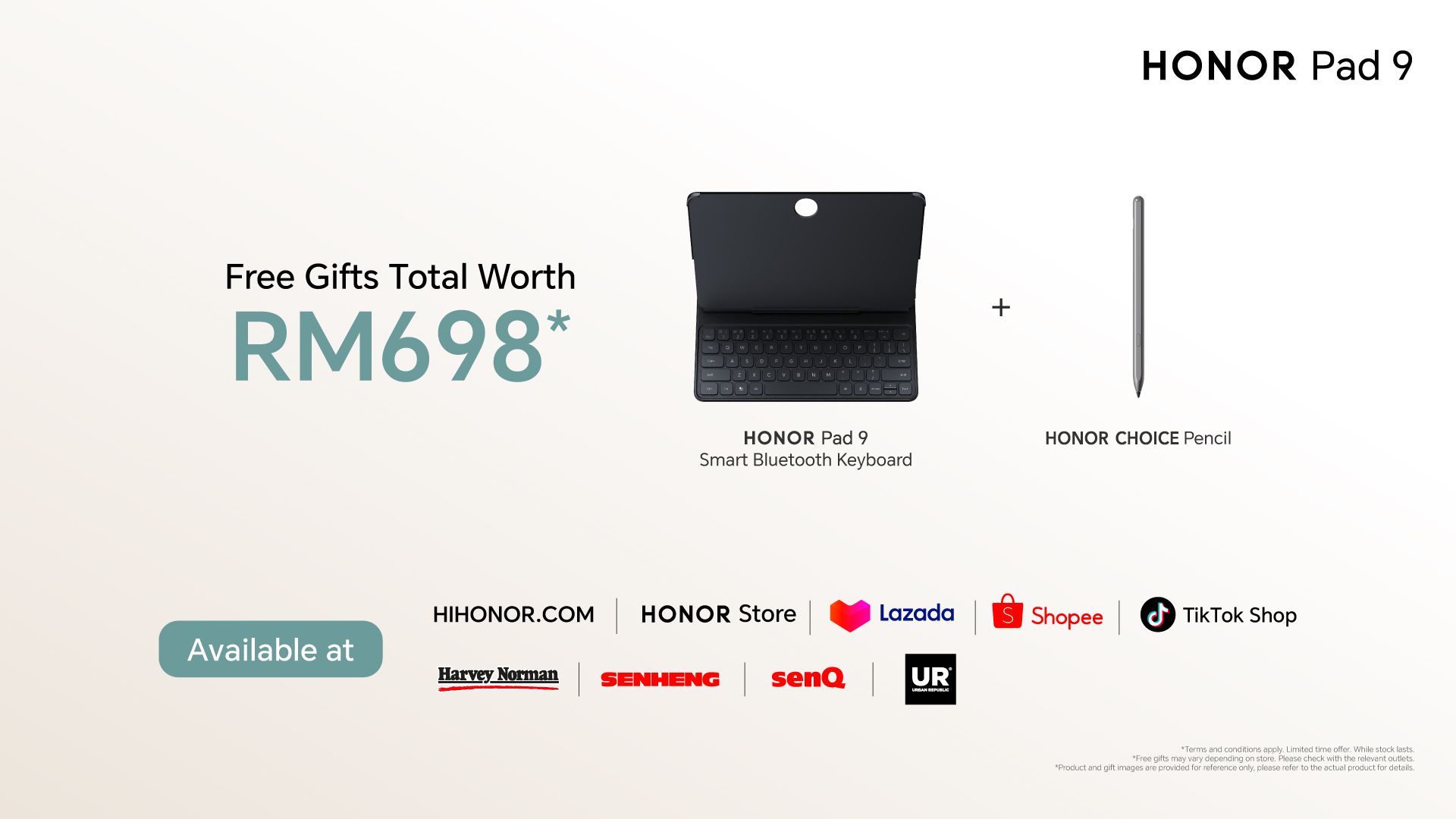 HONOR Pad 9平板电脑3月28日正式开卖 14