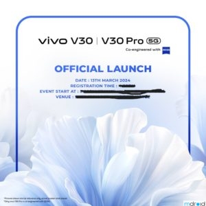 vivo V30系列于3月13日隆重发布