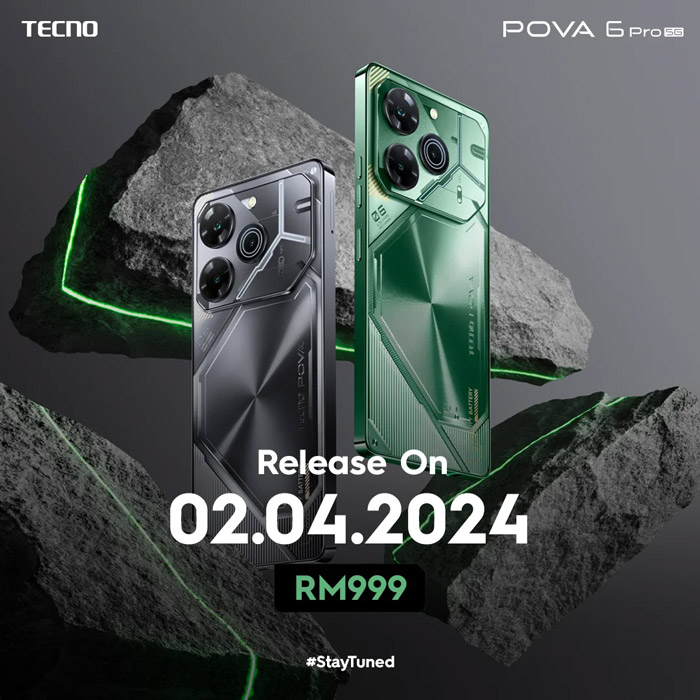 大马Tecno Pova 6 Pro 5G发布