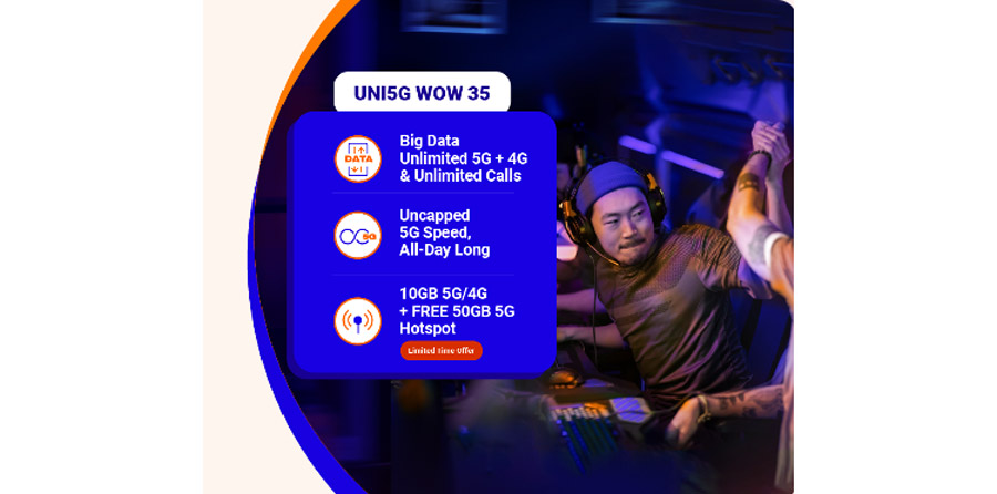 Unifi推Uni5G Wow预付