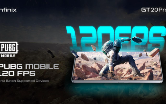 INFINIX GT 20 PRO 成为全球首批支持 PUBG MOBILE 120FPS 的智能手机