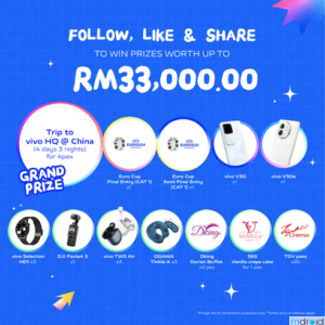 vivo马来西亚十周年庆：送你去看欧洲杯决赛！