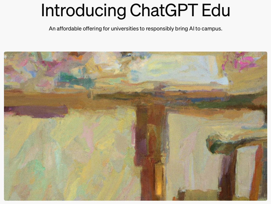 ChatGPT Edu教育版发布