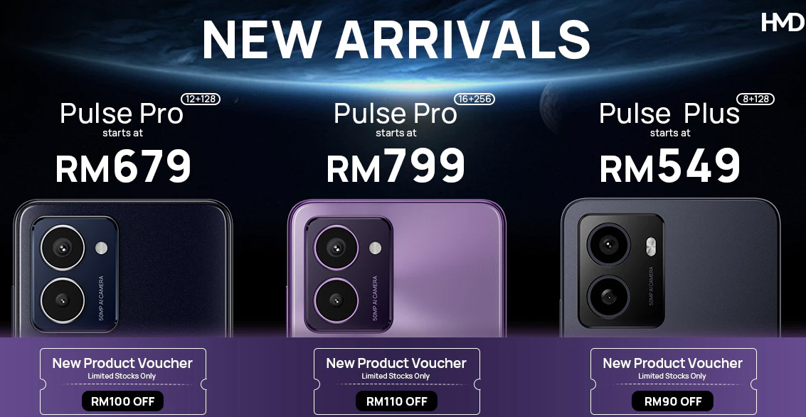 大马HMD Pulse系列手机上架：首销价RM639起！ 2