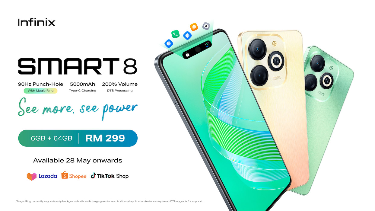 大马Infinix Smart 8发布：售价RM299！ 3