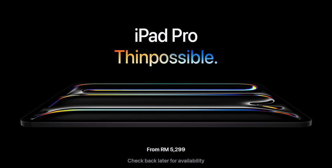 Apple iPad Air, iPad Pro 2024系列发布：售价RM2999起！ 11