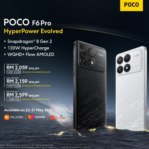 POCO F6，F6 Pro全球发布：首销价RM1559起！ 12