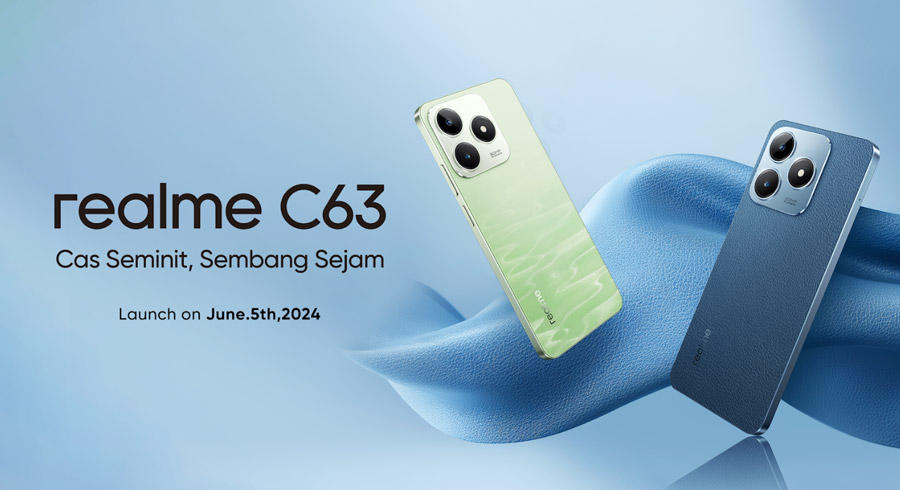 大马realme C63将于6月3日发布