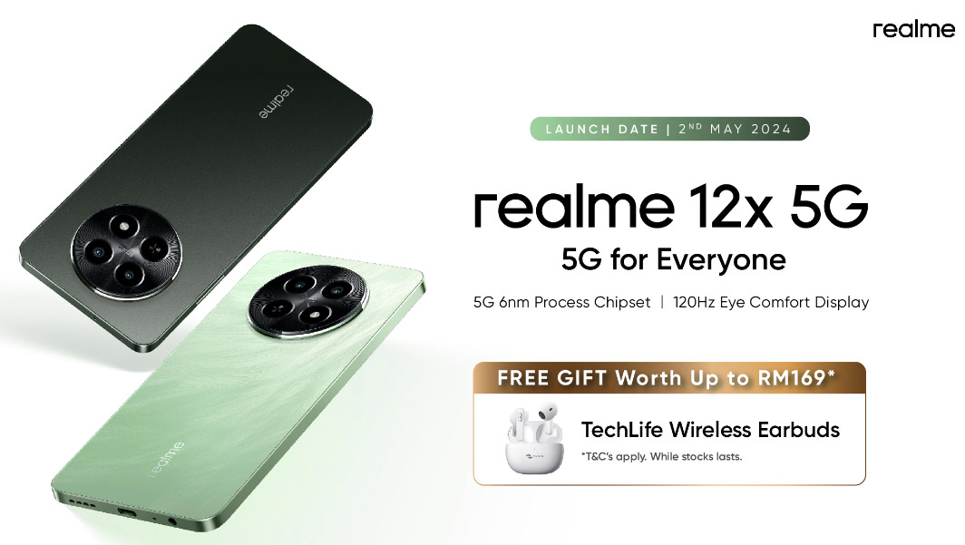 大马realme 12x 5G发布：售价RM899起！ 28